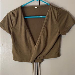 Cropped shirt